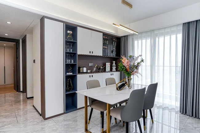 168㎡四居，打造靈活的起居動線，體驗寬敞清新的簡約生活